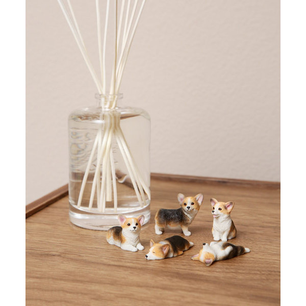 Latitude Run® 5Aion Mini Puppies Figurine Set Wayfair